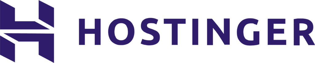 Logo van Hostinger